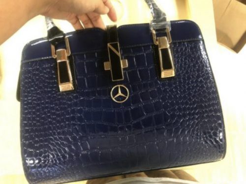 Mercedes Benz Crocodile Leather Tote Bag photo review