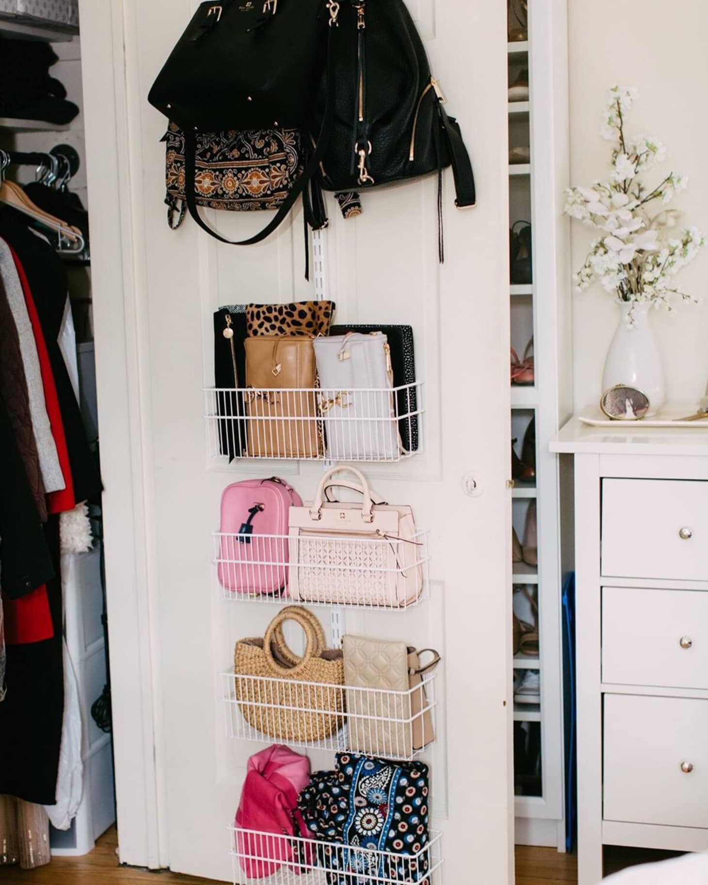 Make Use of Over-the-Door Wire Baskets