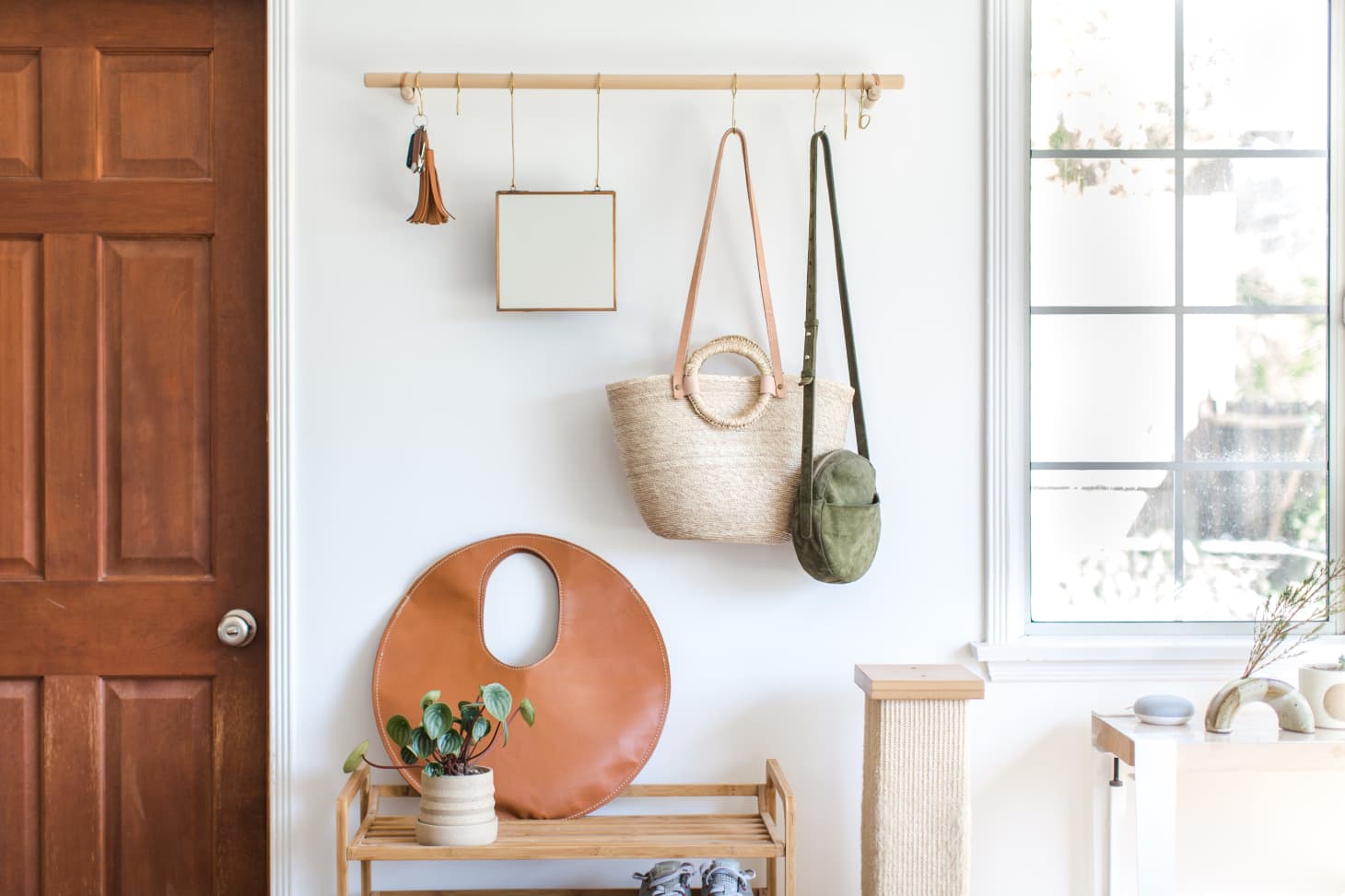 Utilize Hooks and Shoe Racks