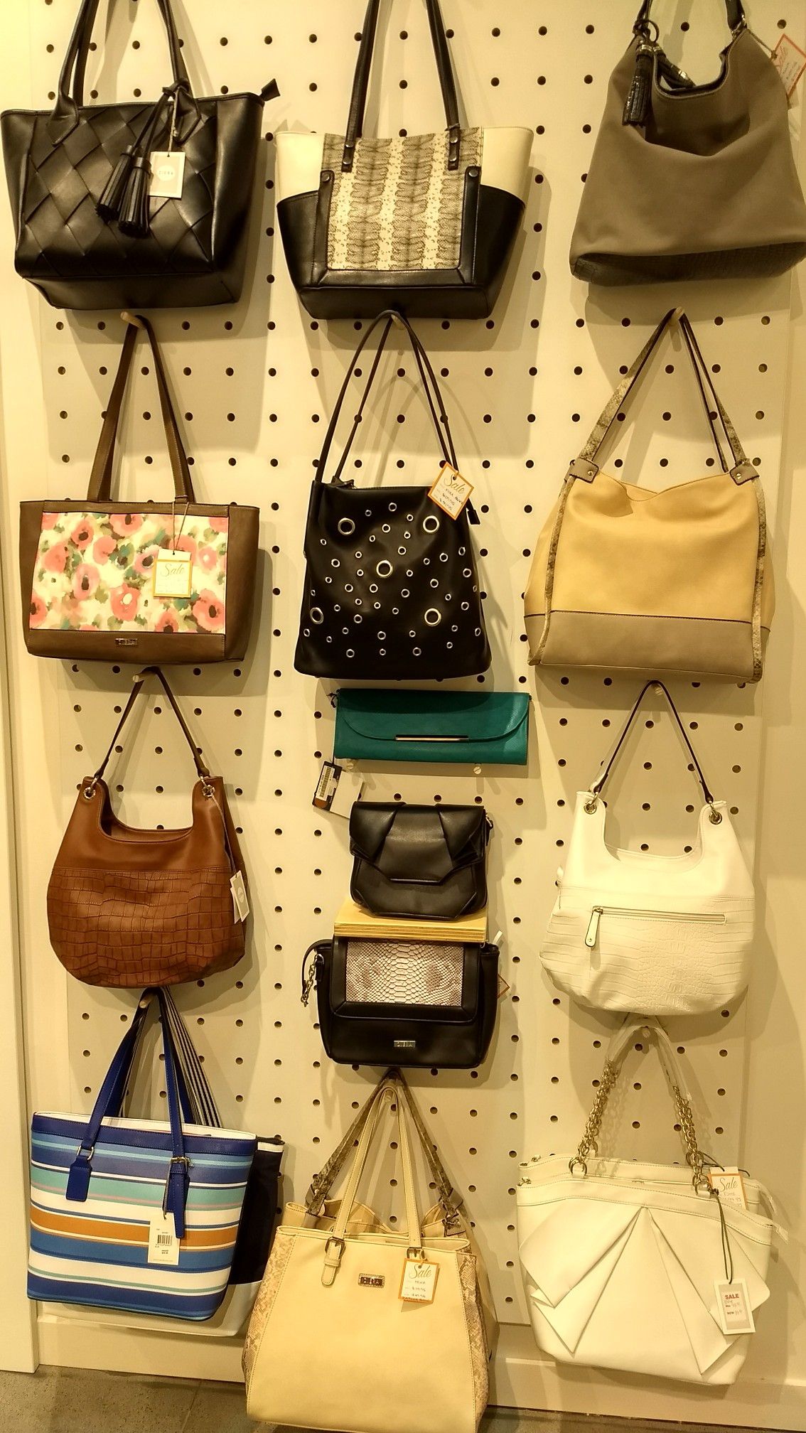 Create a Pegboard to Store Purses